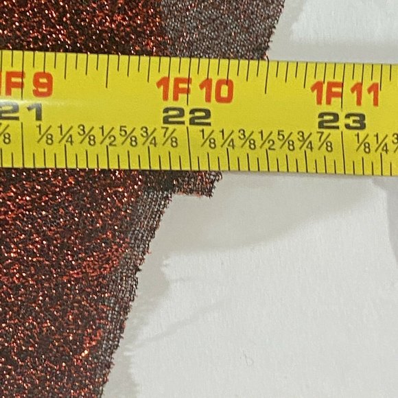 Woman's M 'Vampire Witch Halloween Costume Dress Medieval Red Sparkly Velour - Picture 9 of 13